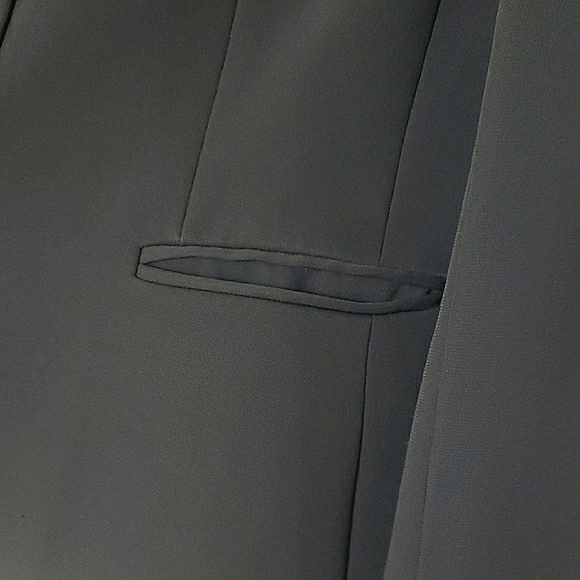 Tahari Navy Blue Button Up Blazer Professional Classic Modern Formal Womens Sz 4 - Picture 6 of 10